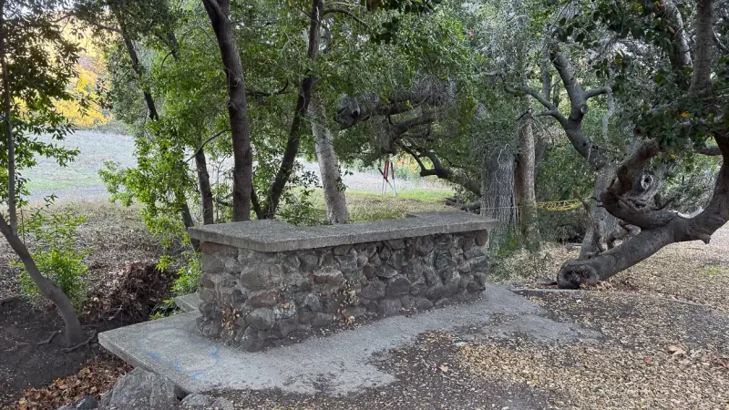 An accessory part of the BBQ pit area, it is not known if this part was built with the original or added later on.