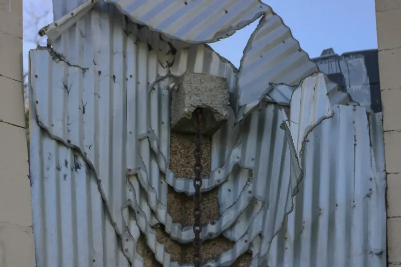 Close-up image of the Water Tanks.