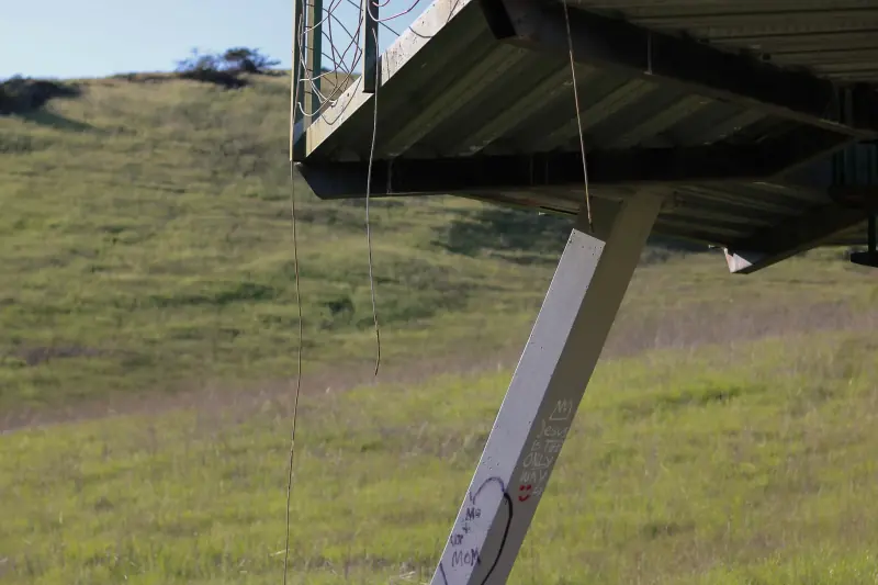Close-up image of the Fratessa Tower.