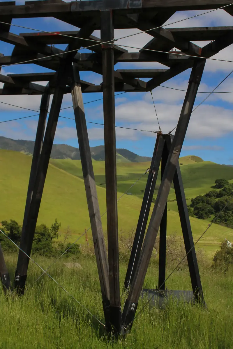 Close-up image of the Tensegrity.