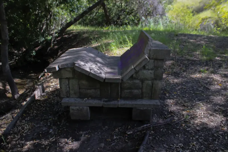 Close-up image of the BBQ Pit.