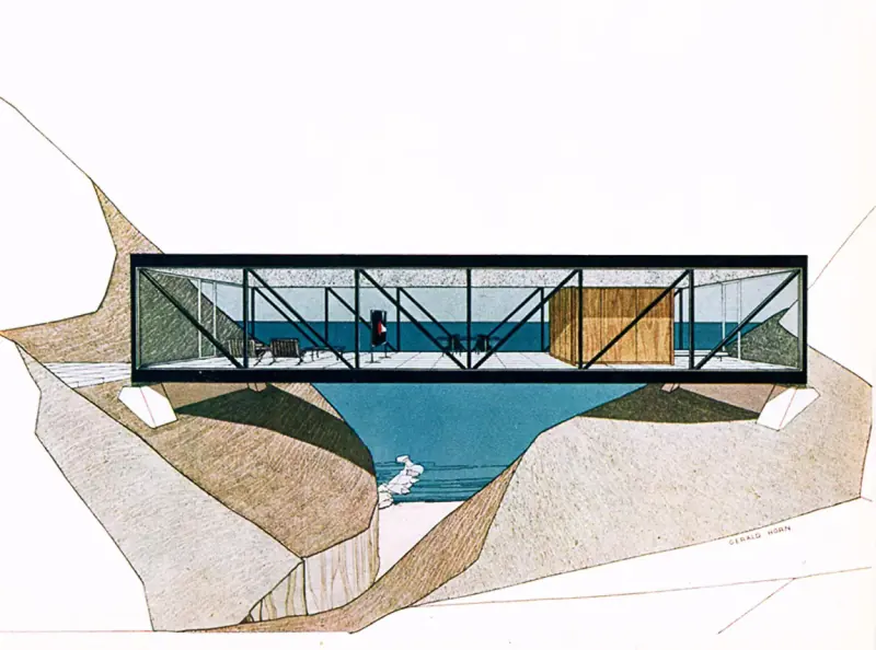 This original design, requested by Craig Ellwood in 1964, reflects his long-standing support for Cal Poly.