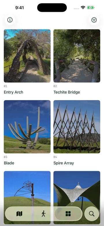 Learn about the structures. See who built each structure and how it was made.
