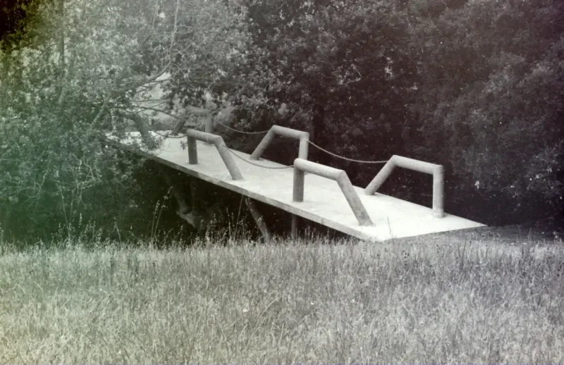 Historical photograph from the original senior project.