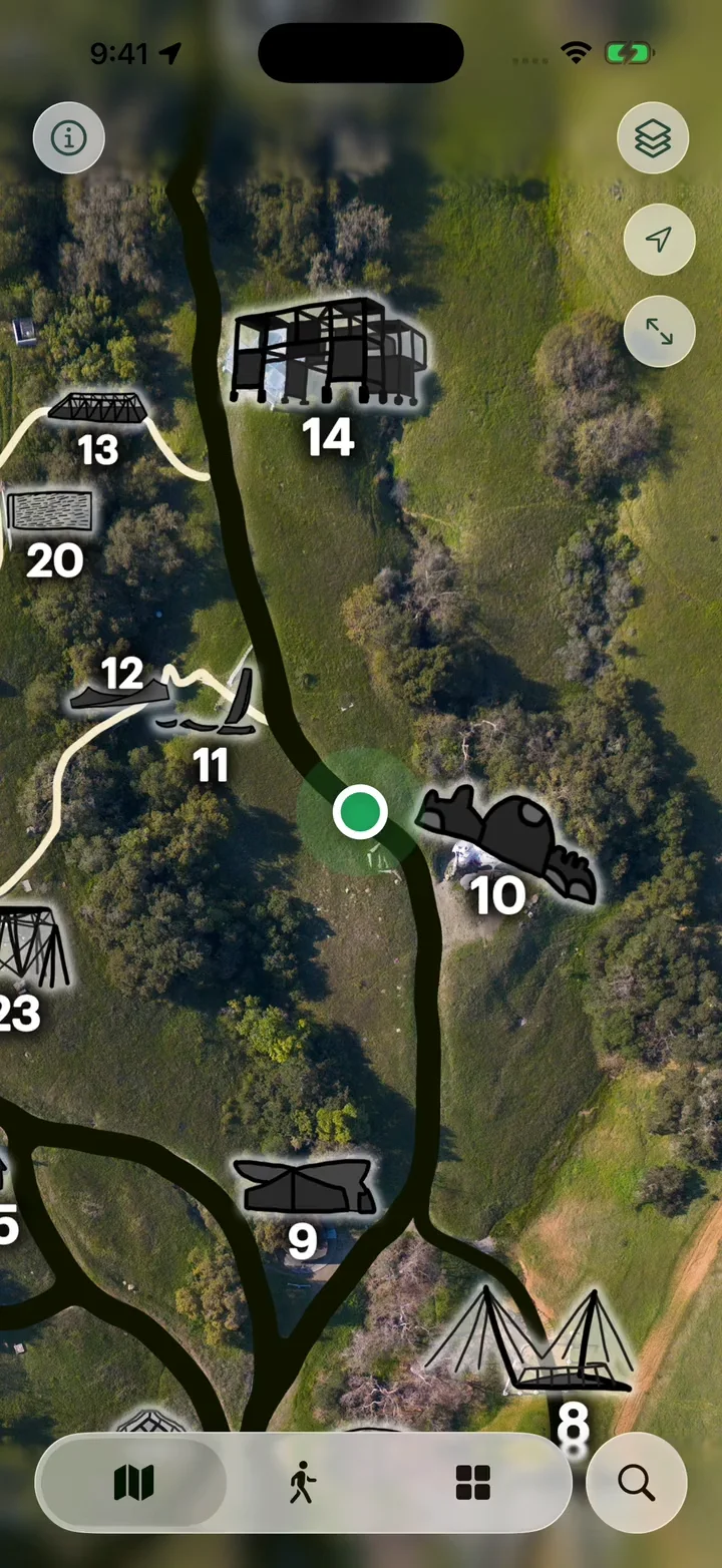 Explore. Navigate the canyon, discover its structures, and track your progress as you explore.